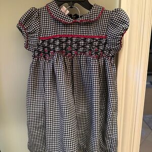 Bonnie Baby 24 Mo Classic Black and White Checkered Kids Dress